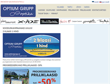 Tablet Screenshot of optiumgrupp.ee